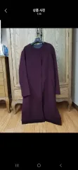 ディオール バーガンディ カシミア ブレンド ロングコートのサムネイル