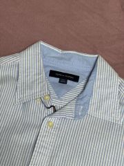 トップス】BORNY 新品 シャツ ブルー シンプル 美品 広尾 ブティック 