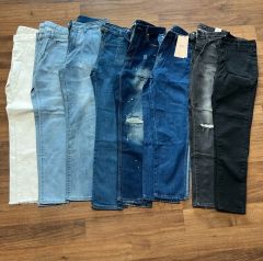 デニムパンツまとめ売り 9本リメイク リペアハンドメイド ジーンズ
