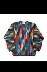 CooGi XLT 多色幾何学模様セーター - メルカリ