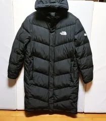XXL ザノースフェイス グース ダウンジャケット ロング丈 ブラック 1484