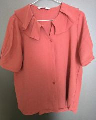 美品 マーガレットハウエル オレンジ リネン100 シャツ Ⅱ - メルカリ