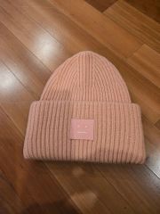 Acne Studios ピンク ニット帽 - メルカリ
