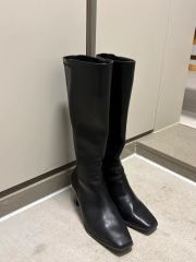 Think! シンク ショートブーツ 38 約24cm 黒 87289 - メルカリ