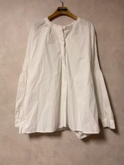 美品 miho umezawa 七分袖シャツ ブラウス ホワイトコットン - メルカリ