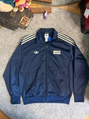 美品】adidas oasis トラックジャケット XL ジャージ ネイビー - メルカリ