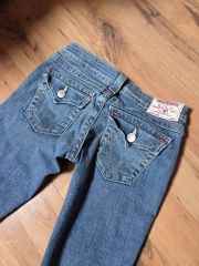 TRUE RELIGION デニムハーフパンツ 24インチ（W61） - メルカリ