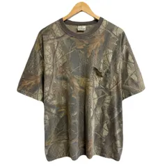 RED HEAD リアルツリーカモ カモフラ 胸ポケット付き 半袖Tシャツ 多色 No.P568