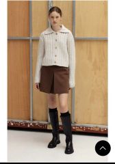 Whim Gazette タグ付き 24AW ウールギャバミニスカート 38 - メルカリ