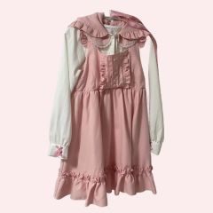 LIZ LISA リズメロ リボンワンピース ピンク M 姫カジ 姫系 姫ロリ