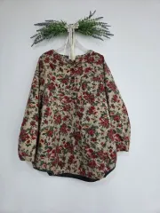 ヴィンテージ フラワー ボンディング ブラウス