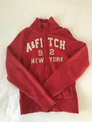 Abercrombie アバクロンビー レッド ヴィンテージ ジップアップのサムネイル