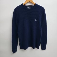 フレッドペリー イタリア製＜カシミヤ混 丸首ニット＞M0009s - メルカリ