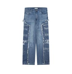 GLENN MARTENS 刺繍デザイン ストレートデニム X  最終値下 GLENN MARTENS 刺繍デザイン ストレートデニム X h&m 最終値下 - メルカリ