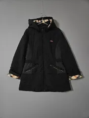 DAKS キッズ ブラック キルティング WHO アウター 140のサムネイル