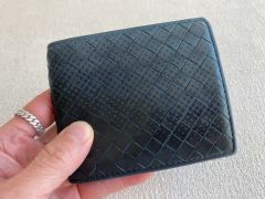 RFID搭載/美品✨️ボッテガ マネークリップ イントレチャート グリーン