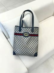 GUCCI GGスプリーム　GGエンブレム　トートバッグ男女OK GUCCI GGスプリーム GGエンブレム トートバッグ男女OK - メルカリ