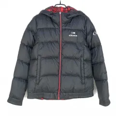 EIDER レディース フランス産ダックダウン 軽量 リバーシブルダウン ブラックS (HU42488)