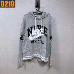 100 NIKE ナイキ ビックロゴ フード Tシャツ