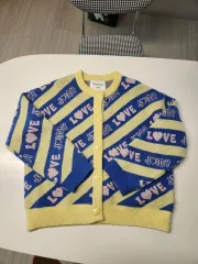 JUICY COUTURE ジューシークチュール Love ニット カーディガン 黄色のサムネイル