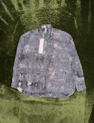 美品　GOODENOUGH ドリップペイント L グッドイナフ　背ロゴ 美品 GOODENOUGH ドリップペイント L グッドイナフ 背ロゴ - メルカリ
