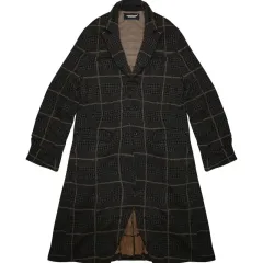 1 アンダーカバー 19FW ニット CHECK Single ロングコートのサムネイル