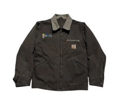『一点物』Carhartt デトロイトジャケット ブラック スタッズカスタム 一点物』Carhartt デトロイトジャケット ブラック スタッズカスタム