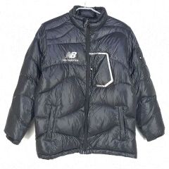 90~00s old New balance 旧ロゴ ダウンジャケット 黒 L - メルカリ