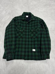 STUSSY×WOOLRICH ステューシー ウールリッチ ワークシャツ - メルカリ