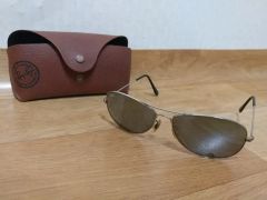 新品未使用品】Ray-Ban 折りたたみサングラス ブラウン べっ甲柄