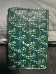 GOYARD ゴヤール マネークリップ 二つ折り財布 グリーン ABランク