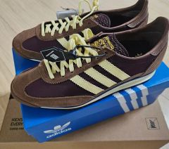 adidasアディダスオリジナルス SL72OG マルーン - メルカリ