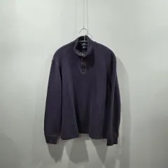 ポロ ラルフローレン コットン プルオーバー ハーフジップ M