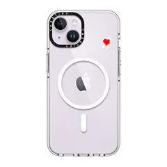 【迅速に発送】CASETiFY クリア iPhone 14 ケース [黄ばみにくい素材/2mからの落下試験をクリア/MagSafe に対応] - Love Space