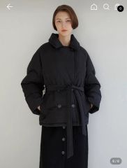 新品タグ付き】テーラード ナイロンパッファーブルゾン ウォッシャブル 