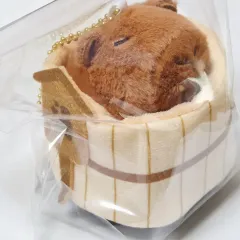 温泉カピバラ ぬいぐるみ キーホルダー