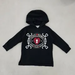 4A FENDI フェンディ 起毛 キッズ フードTシャツ 0213Jのサムネイル