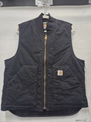 雰囲気系 Carhartt ダックベスト ブラック BLK V300 XL us - メルカリ