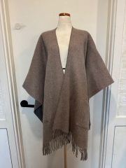 ARGUE SQUAREWOOL GAUZE STOLE GRAGE-CHECK - メルカリ