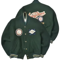 90S アイスホッケーチーム パッチ スタジャン ジャケット N1270