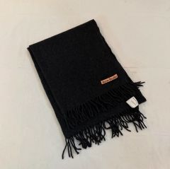 Acne Studios ウールフリンジマフラー 黒 CA0086 Acne Studios（アクネ ストゥディオズ） 【並行輸入品】アクネ