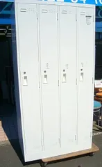 【東京都限定送料3300円も可】コクヨ　LK　4人用ロッカー　白　ホワイト　更衣　オフィス家具