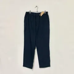 ISSEY MIYAKE イッセイミヤケ プランテーション 밴딩 コットン パンツ 綿パンツ M 32インチ ネイビーのサムネイル