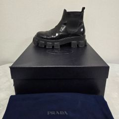 新品】PRADA プラダ 2UE007 モノリス コンバットブーツ 8.5 - メルカリ
