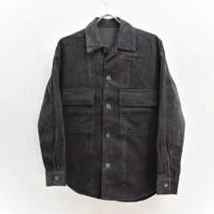ミリタリージャケット ジップアップ ワーク シャツ 厚手 キャンバス地 
