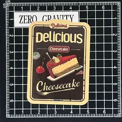 J646　アメリカンレトロ看板防水ステッカー ZEROGRAVITY