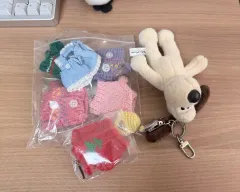 ぬいぐるみ服6着とグルミットキーホルダー