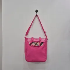 DAKS ピンクチェック ショルダーバッグ トートバッグのサムネイル
