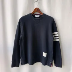 トムブラウン Classic ループバッグ 4-Bar スウェットシャツ ネイビー 5サイズのサムネイル