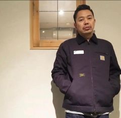 希少 ジップ 80's Carhartt チョアコート ネイビー 100周年XL - メルカリ